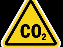 Eticheta cu simbol CO2